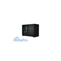 Mini ITX / ATX PC korpuss ssupd Meshroom D (CS-MRD-BK-1) — kompakts melns korpuss ar sieta paneļiem