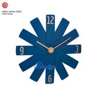 TFA Dostmann 60.3020.06 Midnight Blue klusais sienas pulkstenis 400mm