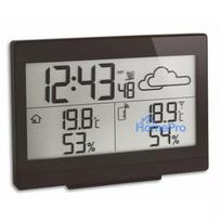 Laika stacija tfa dostmann Casa White LCD — iekštelpu / āra, bezvadu 0.433 GHz, AA 1.5 V, 141×100×48 mm