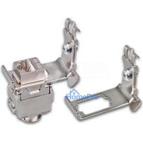 Wirewin DIN sliedes adapteris Keystone ligzdu montāžai, metāla Keystone sistēma (WKS DIN RAIL HOLDER 1)