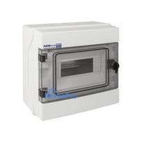 ELEKTRO-PLAST OPATÓWEK Modular Hermetic Distribution Enclosure 1x8 Surface-Mounted (N+PE) IP65 RH-8