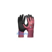 GEBOL Master Flex Lady darba cimdi 8. izmērs, melni / rozā 709944
