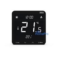 Vadu divstāvju telpas termostats ST-297z v3 Tech Controllers — iemontējams, melns