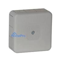 VIPLAST VP-31 virsmas montāžas sadales kārba, 12 ieejas, pelēka, IP55, 85x85x37mm