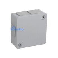 VIPLAST VP-22 Virsmas Montāžas Sadales Kārba, 6 Kabeļu Ieejas, Tukša, Pelēka, IP55, 86x86x40 mm