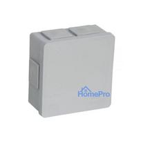 VIPLAST VP-02 virsmas montāžas kārba, 6 kabeļu ieejas, IP55, pelēka, 86x86x40mm