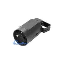 VIPLAST 315-05 Virsmas Montāžas Kontaktligzda ar Zemējumu, 2P+Z, 16A, 250V, IP20, Melna