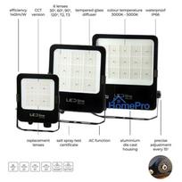 quantec LED prozektors FLUX 230Vac 150W 21 000lm 140lm / W CCT 3000K 4000K 5000 IP66 120 degrees .