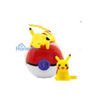 TF POKEMON LIGHT-UP ALARM CLOCK & PIKACHU 9CM