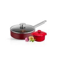 ZWILLING JOY C 24cm Frying Pan & Ceramic Pot Set gray