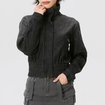 Adidas Women's Spring/Autumn Denim Jacket KD3918 XS black