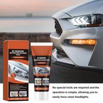 Automobilio priekinių žibintų valiklis 2 fl.oz Priekinių žibintų lęšių valikliai Priekinių žibintų valikliai Automobilinių priekinių žibintų restauravimas Lengvai užtepamas Greitas ir paprastas CHINA gray