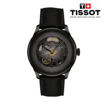 [Tissot] Chemin des Tourelles Powermatic 80 Skeleton 39MM T139.836.36.441.00 black