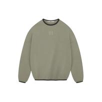 adidas X Fear of God Athletics Suede Fleece Crewneck Sweatshirt Clay Unisex Viršutiniai drabužiai Tan IS5304 S gray