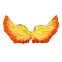 Angelo plunksnų sparnai su elastiniais dirželiais Ryškios spalvos lengvi kostiumai Cosplay Wings fotografijos rekvizitai