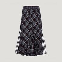 Adidas Originals Women's Plaid Sport Skirt XL gray