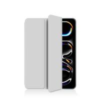 Magnetic Flip Case IPad Air 13 Pro 12.9/13 Inch With Auto Sleep/Wake Stand Shockproof Tri-Fold Leather Cover iPad Air 13 M2-M3-M4, 2024-2026 pilka