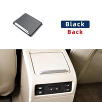 39870905 Car Center Console Sliding Cover For Volvo S80 S80L V70 XC70 Replacement Parts Accessories Black Beige S80L Rear-Black gray