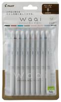 PILOT Frixion Waai Ballpoint Pen Set LFW158C 0.5mm 8-Color gray