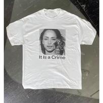 Sade T shirt, Sade It Is A Crime Gun White T shirt Summer New Casual Harajuku Style Unisex T shirt 110 gray