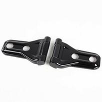 2 vnt. Automobilio variklio dangčio vyrio dangtelio apdaila Juodo ABS, skirtas Jeep Wrangler JL 2018 2019 2020 2024 2024 2024 Automobilio priedai juoda