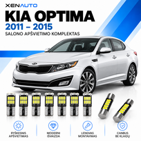 Kia Optima LED salono apšvietimo komplektas (2011–2015)