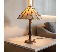 BRILAGI - Tiffany vitražinė stalinė lempa FOLIA 1xE27/60W/230V