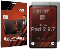 GrizzGlass Matinis privatumą užtikrinantis stiklas GrizzGlass SecretGlass, skirtas Xiaomi Redmi Pad 2 9.7