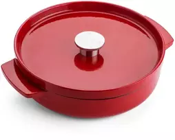 KitchenAid - KA-CI negilus ketaus puodas su dangčiu - „Empire Raudona“ - 26 cm
