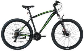 Dviratis kalnų Bisan MTS4600, 29 ", 19" rėmas, juoda sp./žalia sp.