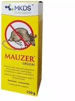 Mauzer grūdai pelių ir žiurkių naikinimui, 150 g