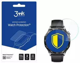 Dėklas 3mk Watch Protection FlexibleGlass hibridinis stiklas Huawei Watch GT 5 Active 46mm