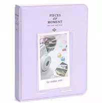 LoveInstant foto albumas 64 nuotraukoms, skirtas Fuji Instax Mini 13 12 11 40 41 99 Evo Link / Violetinis (SB11675)