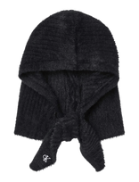 Calvin Klein - Fuzzy Rib Balaclava - Balaklava - Juoda