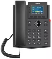Fanvil X303-2, IP telefonas, juodas, laidinis ragelis, stalviršinis/sieninis, Linux, 4 linijos