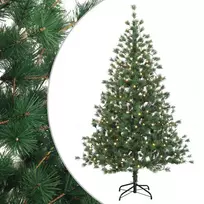 Dirbtinė Sulankstoma Kalėdų Eglutė 180 cm 300 LED Šilta balta