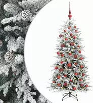 Dirbtinė Sulankstoma Kalėdų Eglutė 150 cm 150 LED Šilta balta