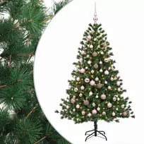 Dirbtinė kalėdinė eglutė su rutuliuku 180 cm 300 LED