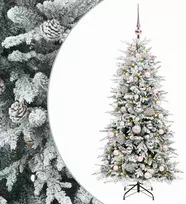 Dirbtinė Sulankstoma Kalėdų Eglutė 150 cm 150 LED Šilta balta