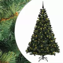 Dirbtinė Kalėdų eglutė su burbulais 210 cm 300 LED Šilta balta