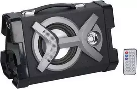 Garsiakalbis Dunlop Dunlop mobilus Bluetooth garsiakalbis su pultu D344 20W FM radijas Juodas