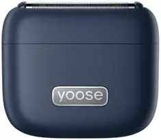 Laifen „Yoose Mini 5“ skutimosi mašinėlė, elektra varoma vyriška skutimosi mašinėlė, IPX7, USB-C, kelioninė, mėlyna