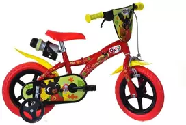 Kubisport Vaikiškas dviratis 12 colių Triušis Bing pagalbiniai ratukai laisvoji eiga Dino Bikes (Kub_05-CSK5123K/BG)