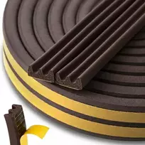 KELTIN Lipni tarpinė langams ir durims EPDM tipas E 9x4mm 150m /ruda (5903418309343)