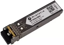 Šakotuvas Modulis SFP MikroTik tinklo perdavimo modulis Šviesolaidis 2500Mbit/s SFP 1550 nm (HS-55DLC80D)