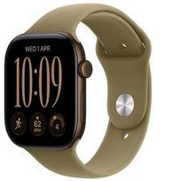 Apple Watch Series 12 GPS+Cellular 42mm Dark Bronze Aluminium Case with Olive Sport Band - M/L MJG54MP/A