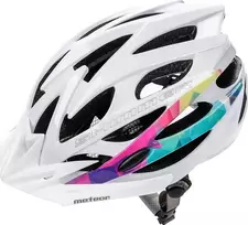 Meteor Dviratininko šalmas Meteor Shimmer S 52-56 cm balta L