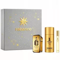 Paco Rabanne Milijono aukso parfuminio vandens purškiklis 50 ml + dezodorantas 150 ml + kvepalų purškiklis 10 ml