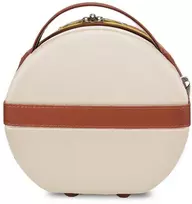 Kelioninis KELIONĖS KUFERIS ABS VINTAGE T5670-1 ECRU-RUDAS SEMI LINE