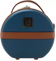 Kelioninis Kelioninė lagaminas ABS VINTAGE T5672-1 Granatas-Ruda SEMI LINE